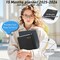 Daily Planner 2025-2026, 15 Month Planner with Tabs, Yearly Monthly Weekly Daily Time Management Planner, January 2025-March 2026, Office Home School Supplies for Women & Men-A5(5.7" x 8.3"), Black, 100GSM Thick Paper, Spiral Bound